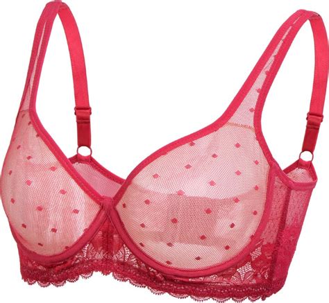 see through langerie|Sheer Unlined See Through Mesh & Lace Bras .